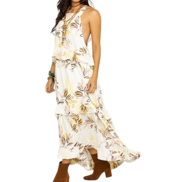 knee length dresses for ladies Free People Anita Printed Maxi main image 1